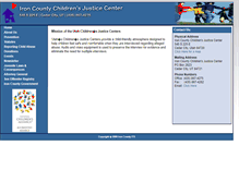Tablet Screenshot of cjc.ironcounty.net